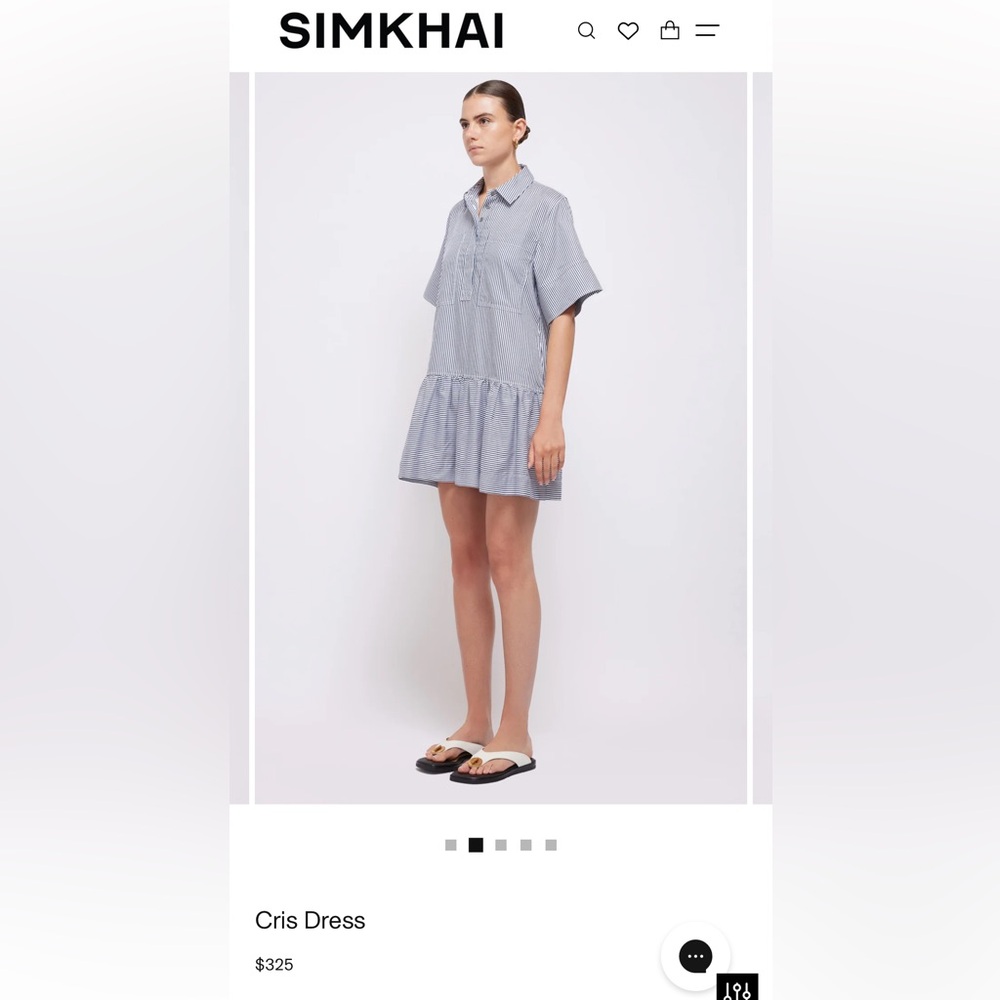 Jonathan Simkhai Blue Mini Dress